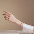 Kosmischer Lila Kristall | 925 Sterling Silber | Galaxie Glasperlenarmband